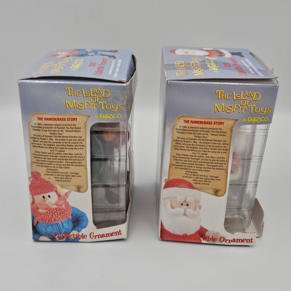 The Island Of Misfit Toys CVS Santa & Yukon Cornelius 1999 Rare Ornaments - Picture 4 of 8